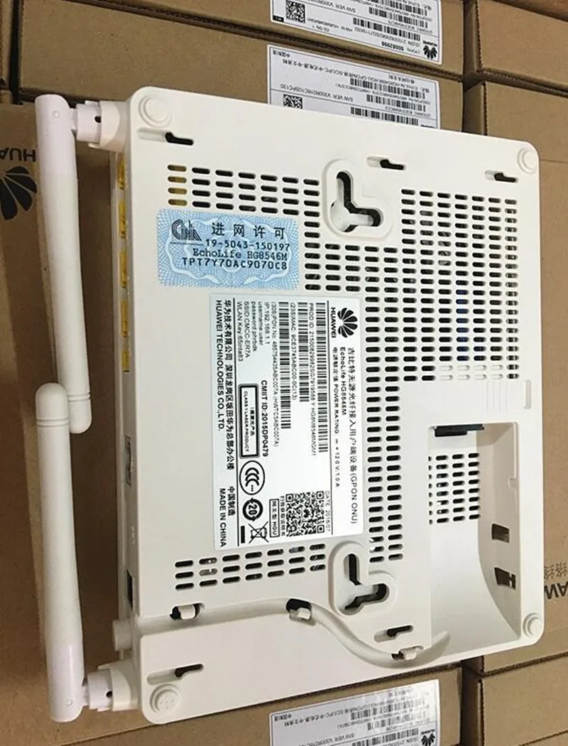 FTTH huawei HG8546M Gpon Oun оптический маршрутизатор Ont оборудование для оптоволокна английский Vershion с 1ge+ 3fe+ wifi+ Голос+ usb