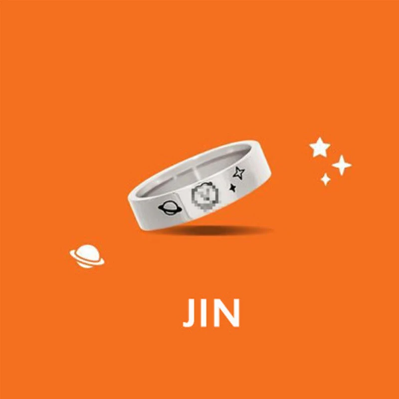 Kpop Корейская звезда Мода RM JIMIN JIn JUNGKOOK SUGA модное кольцо| |