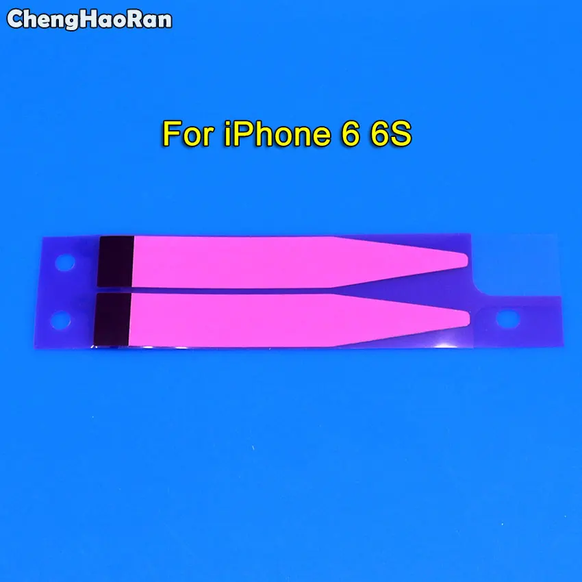 ChengHaoRan 1 шт. клейкая наклейка для батареи iPhone X 5S 5C SE 6 6S 7 8 Plus лента аккумулятора
