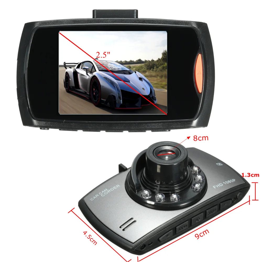 Оригинальная Автоматическая Автомобильная камера DVR HD 1080P автомобильная с