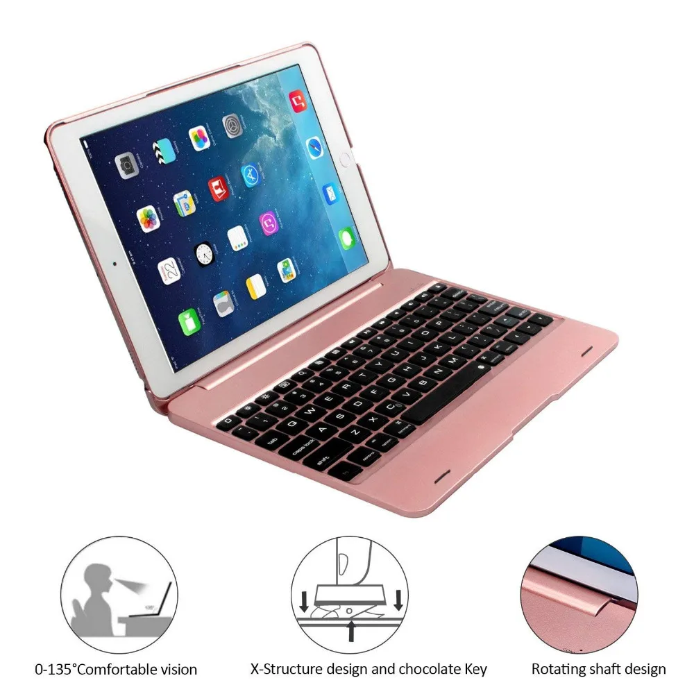 Авто сна чехол для iPad mini 4 Беспроводной Bluetooth клавиатура IPad Mini A1538 A1550 ABS крышка