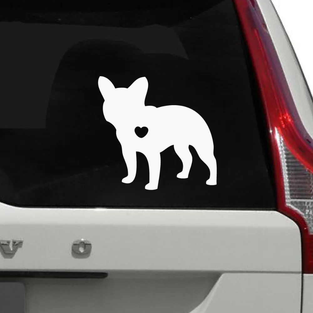12x12 см I Love My French Bulldog Animal черный/белый стикер на машину с собакой
