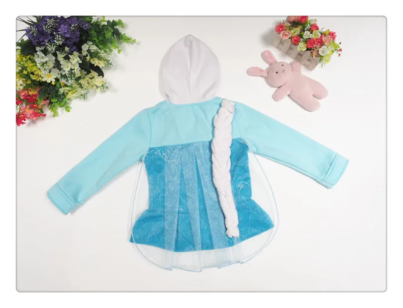 Детская весенне-осенняя куртка с рисунком Эльзы и Анны для девочек | одежда обувь