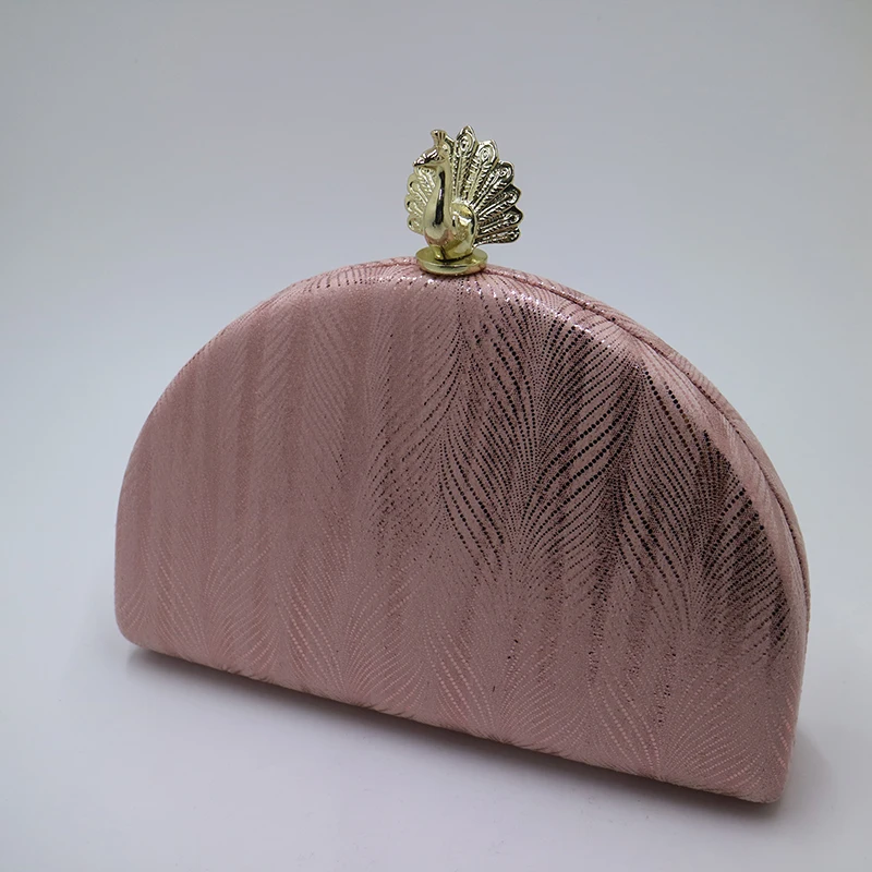 Nuphia розовые замшевые тканевые вечерние сумки и с павлином для женской