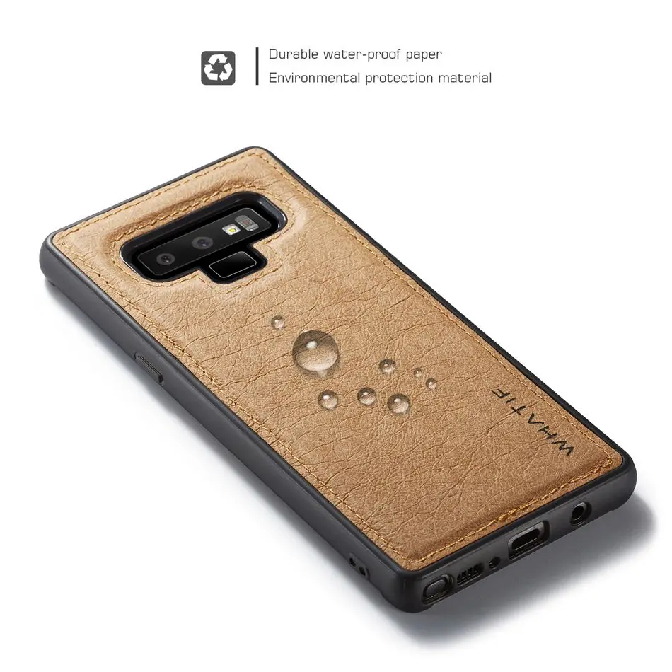 Водонепроницаемый чехол из крафт-бумаги для Samsung Galaxy Note 9 задняя крышка сумка