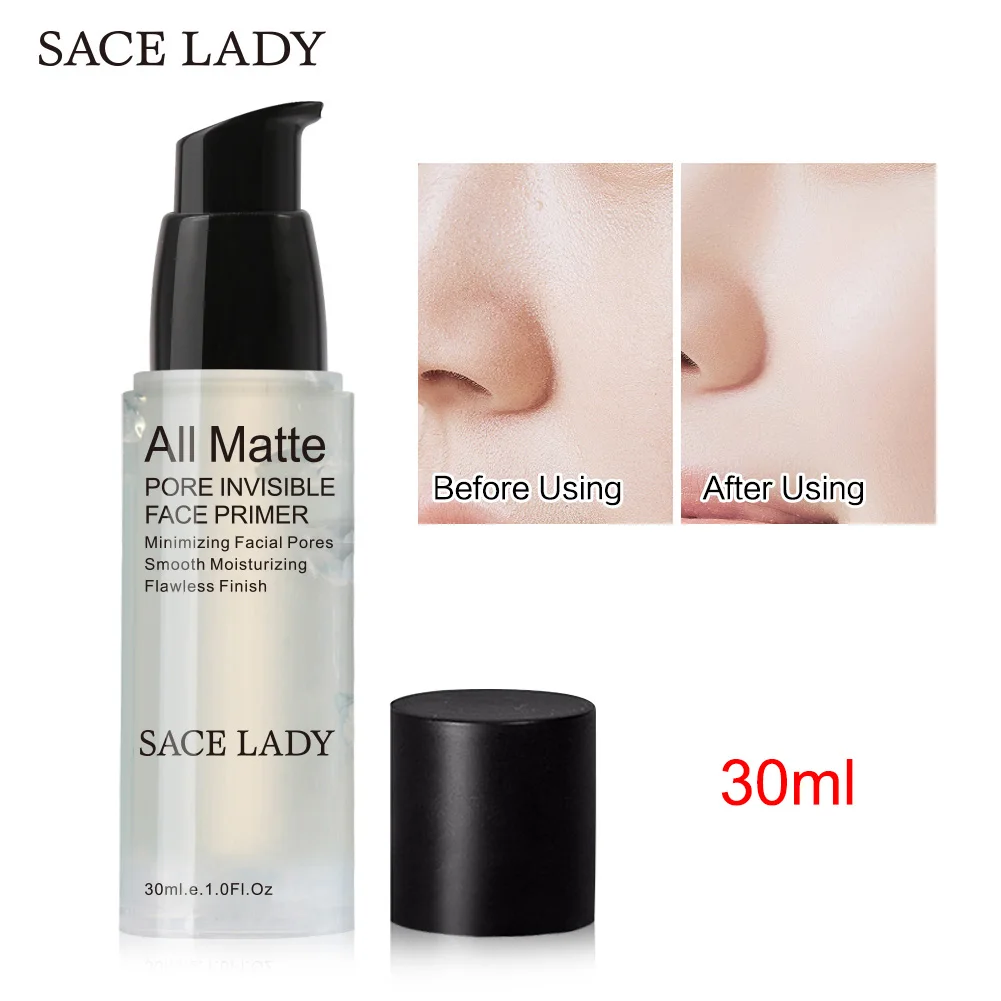 SACE LADY Face базовый праймер Макияж жидкий матовый тонкие линии контроль масла лица Осветляющий тональный крем для основы макияжа OR88