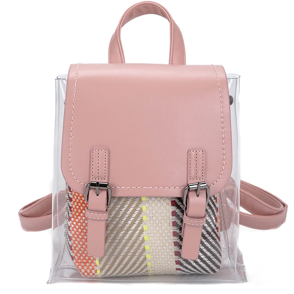 Рюкзаки для девочек подростков женские 2 комплекта из прозрачного ПВХ пляжный
