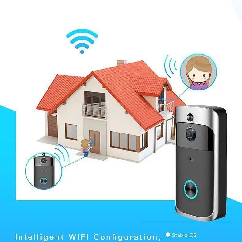 AU умный Wifi дверной Звонок беспроводной пульт дистанционного HD видео камера телефон приложение дверной Звонок