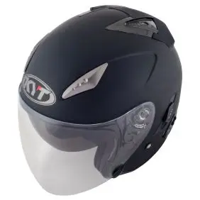 Plain Matt Black KYT открытый шлем мотоциклетный шлем DOT или ECE сертификат hellcat - Цвет: Plain Matt Black