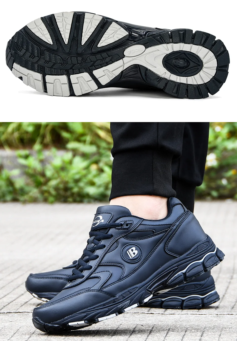 BONA, стиль, мужские кроссовки, дышащие, zapatillas hombre Deportiva, высокое качество, мужская обувь, трендовые кроссовки