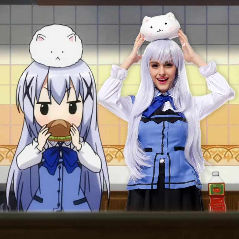 Костюм для косплея из японского аниме Is The Order A Rabbit House|cosplay costume|maid uniformmaid clothes |