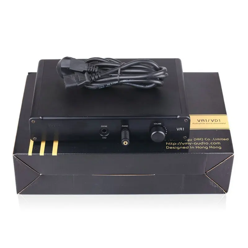 SMSL VA1 HD Hi Fi усилитель мощности Настольный для наушников 110 В/220 В со