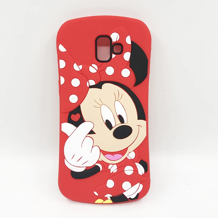 New Minnie Силиконовый чехол для samsung Galaxy J6 J4 Plus J8 J6+ J4+ 3D мультяшный чехол для телефона с изображением единорога ститча Минни Маус - Цвет: New Minnie