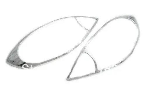 Стайлинг автомобиля, хромированная накладка на фару для Nissan Versa / Pulsar / Sunny Sedan 2012 и выше