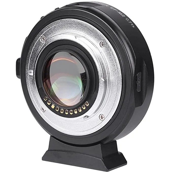 Viltrox фотовспышка с автофокусом EXIF 0.71X уменьшение скорости бустер адаптер для