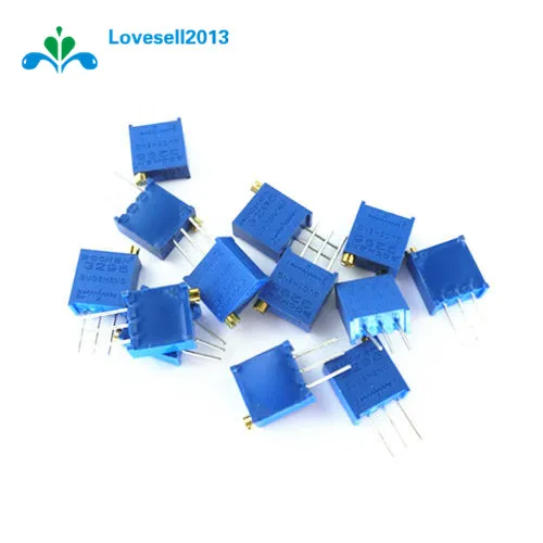 

10pcs 3296W-104 3296 W 100K ohm Trim Pot Trimmer Potentiometer