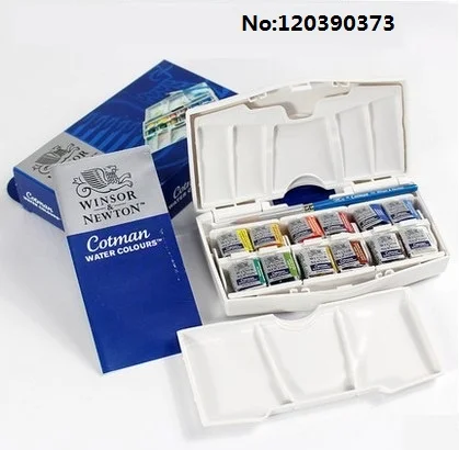 12 colors WINSOR& NEWTON 12 цветов cotman Твердые акварельные краски высокое качество Рисование пигмент - Цвет: 12 colors