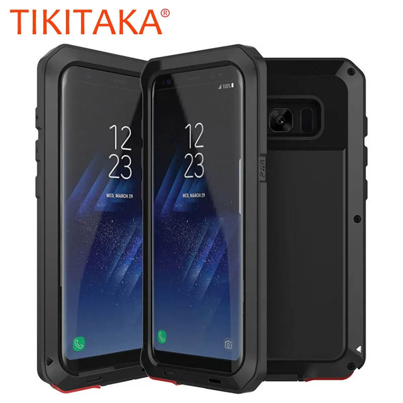 Металлический противоударный защитный чехол в стиле милитари для samsung Galaxy S8 Plus S7 S6 Edge S5 S4 Note 8 5 4 3