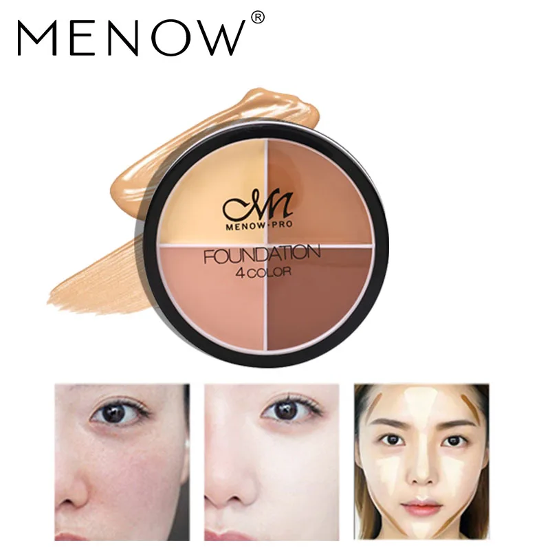Menow бренд Make Up Set Водонепроницаемый четыре Цвет корректор и Лидер продаж прочного