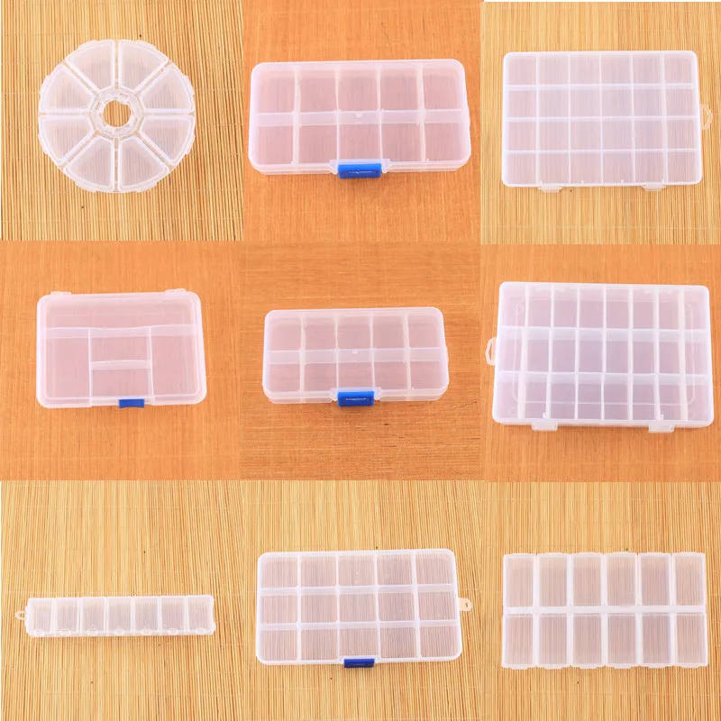 Регулируемая прозрачная шкатулка для хранения ювелирных украшений и ожерелий