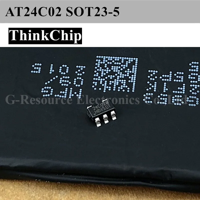 (100 шт.) AT24C02 24C02S 24C02 SOT23-5 память EEPROM новый оригинальный | Электроника