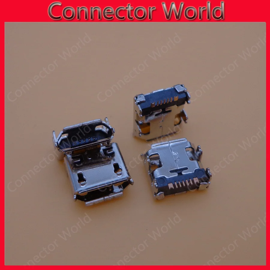 20-100 шт./лот Мини micro USB зарядный порт разъем питания для Samsung C3322 Micro DIP4 Замена