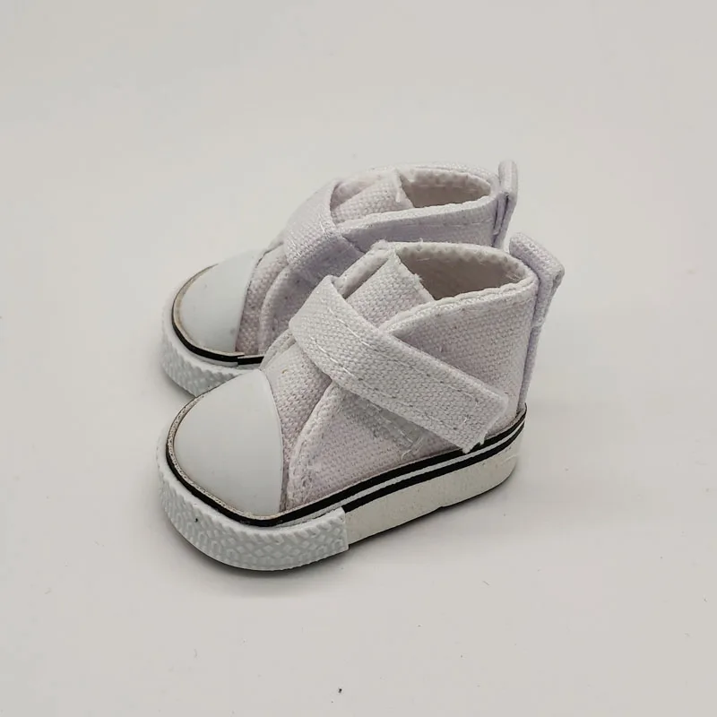 

1Pair BJD Doll Shoes 1/6 Doll Sneackers Canvas Doll Shoes 5CM