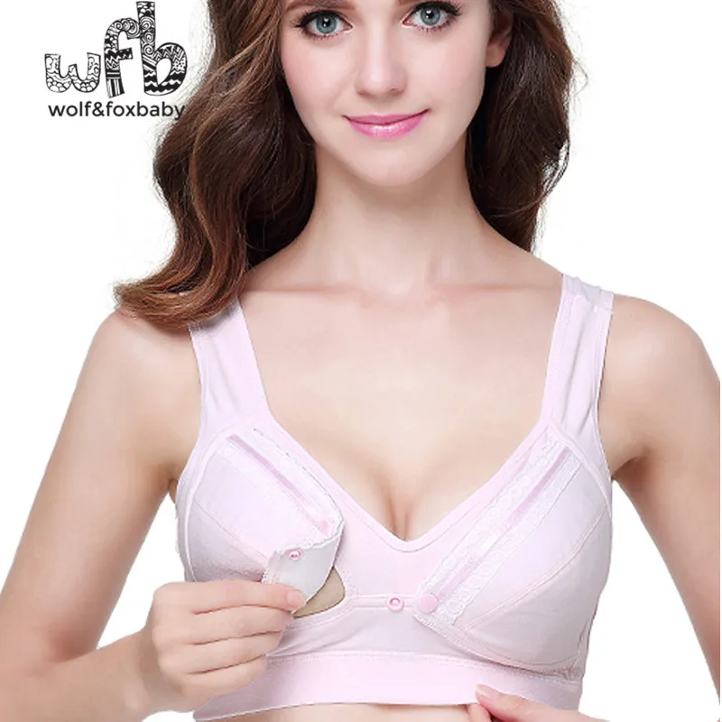 Хлопковый бюстгальтер для грудного вскармливания без стального жилета | Мать и