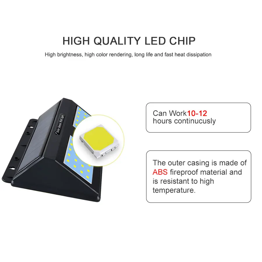 Foxanon светодиодный садовый светильник на солнечной батарее настенный