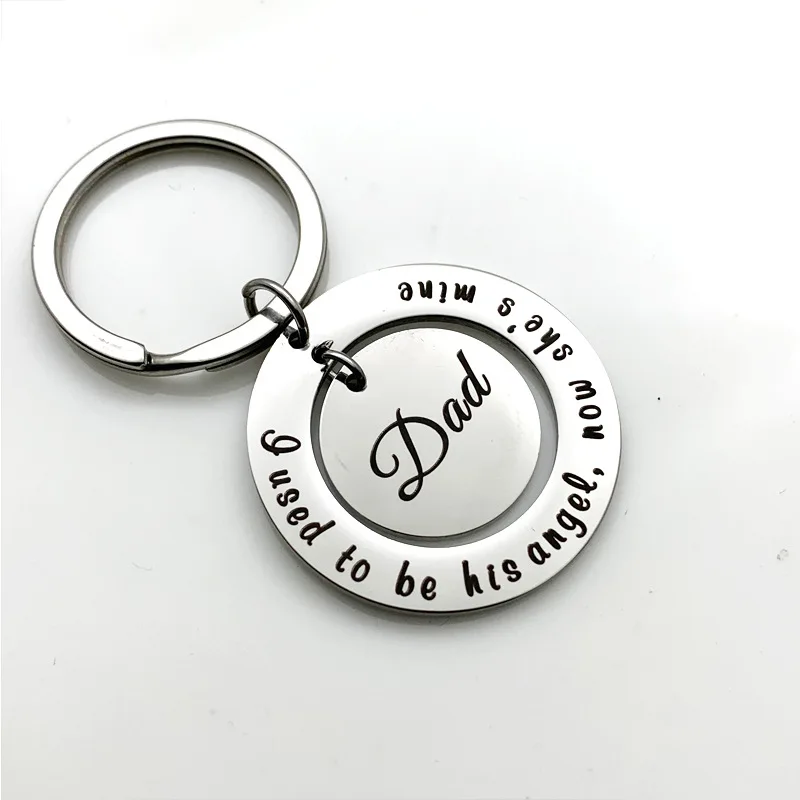 Модные ювелирные изделия брелок я использую как его ангел теперь она моя