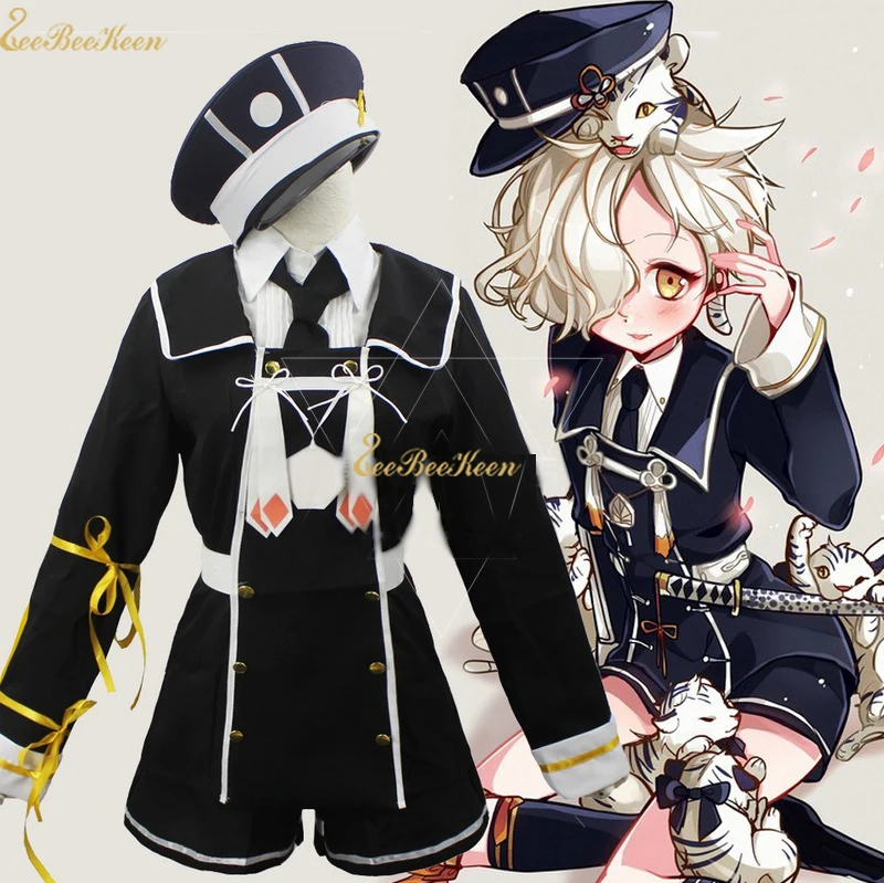 Женский Игровой костюм для косплея TouKen RanBu Женская полицейская форма сексуальный