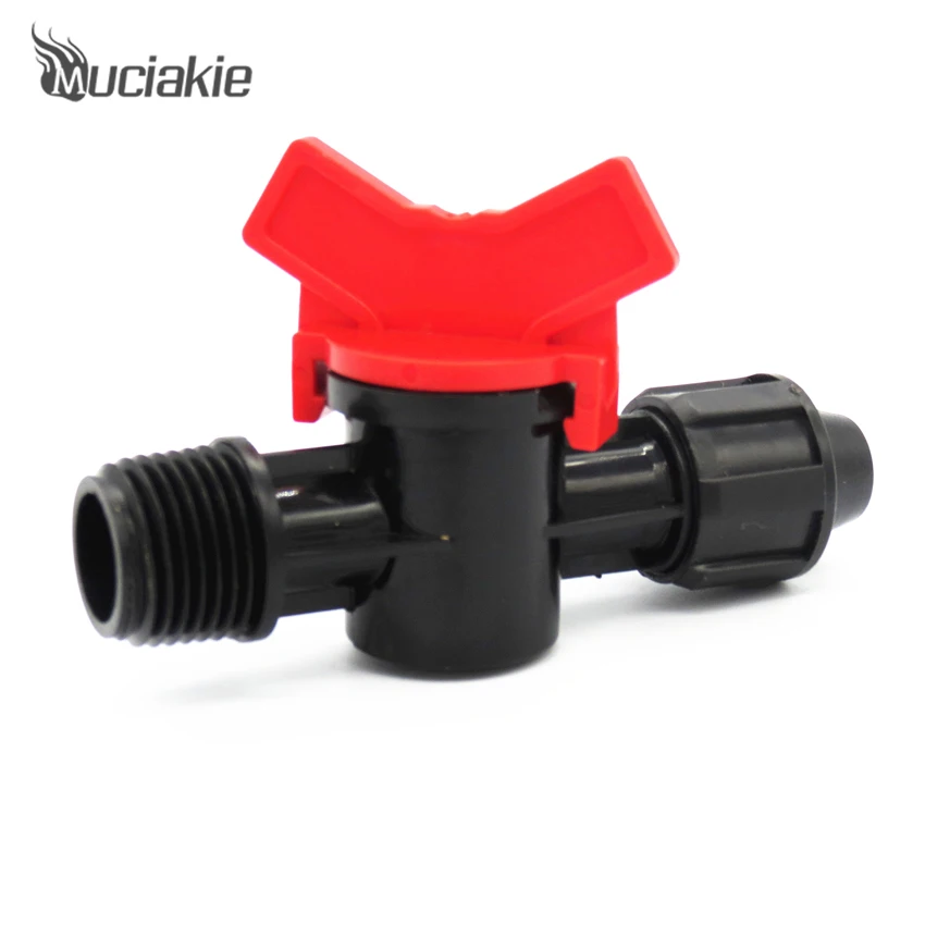 MUCIAKIE DN16 сад w/замок Swtich клапан соединитель до 1/2 ''мужской резьбовой муфты