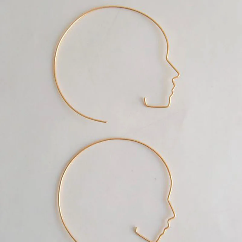 Женские серьги кольца с большой проволокой бижутерия 2017|hoop earrings for women|fashion hoop