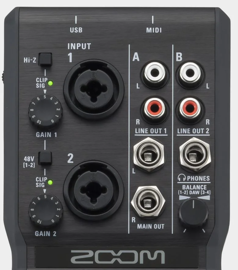 ZOOM U24 U-24 Портативный USB аудио интерфейс портативная настольная Звуковая карта для сетевого компьютера телефона ipad прямая трансляция