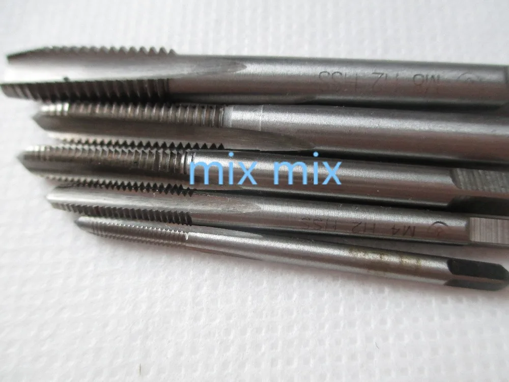 Fixmee 5 шт. Hss машина резьба Метрическая штепсельная вилка 3 мм 4 6 8 M3 M8 Набор Новый|plug