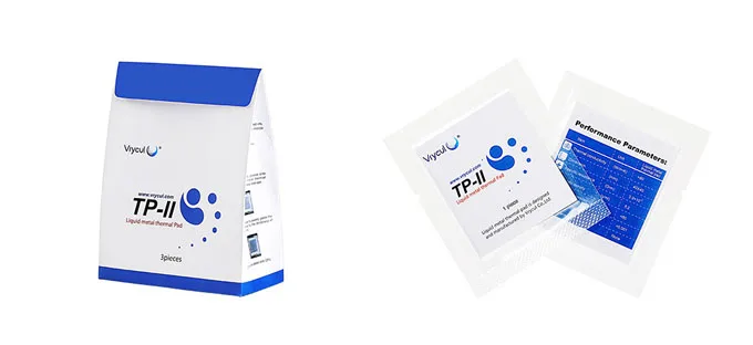 Процессор Жидкий металл радиатора охлаждения Ноутбук тепловой pad 40x40 мм |