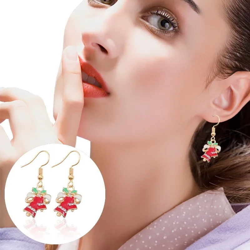 Рождественские украшения колье набор с женский милый подарок красная куртка на