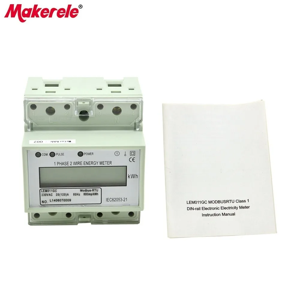 2016 новейший продукт Modbus-RTU MK-LEM011GC доступный счетчик энергии цена modbus