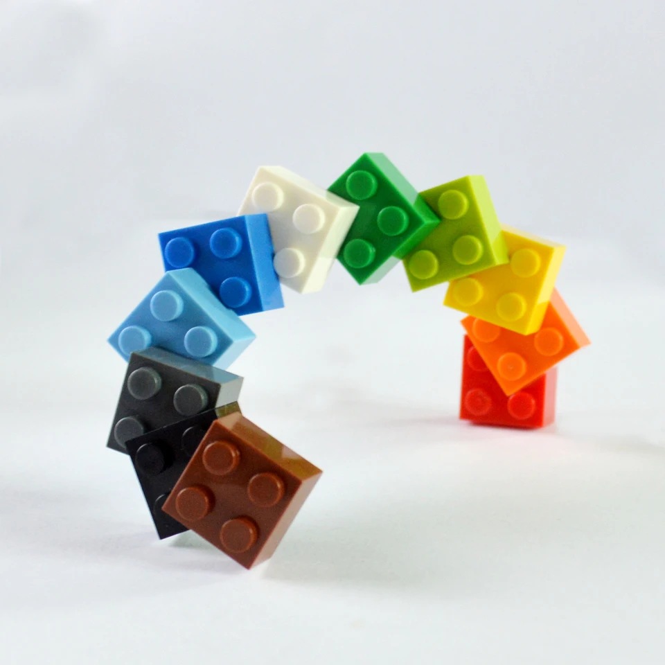Умный Кирпич 2X2 строительные блоки части DIY игрушки для детей развивающие творческие совместимые основной бренд 3003 MOC Игрушки 75 шт./лот