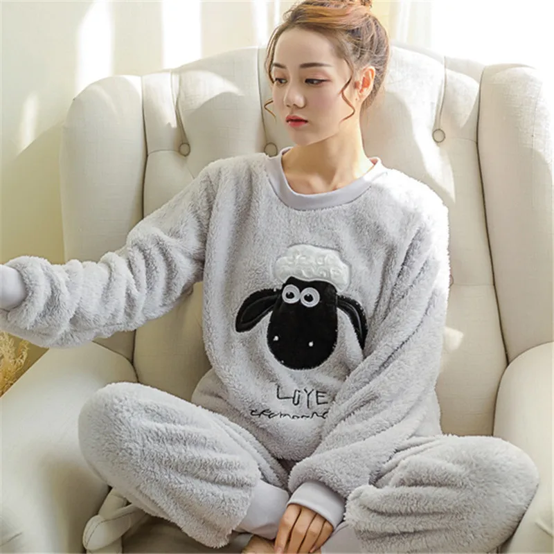 Женская флисовая Пижама отличного качества удобная одежда для сна беременных