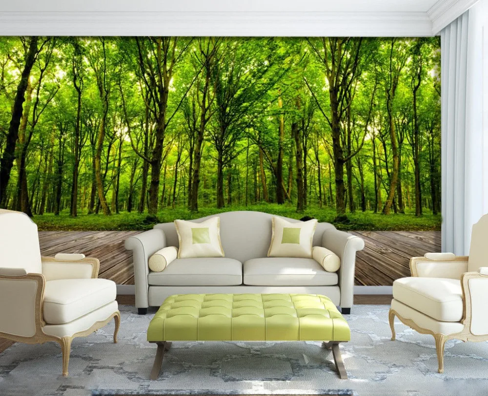

[Self-Adhesive] 3D Outdoor Forest 201 Wall Paper mural Wall Print Decal Wall Murals