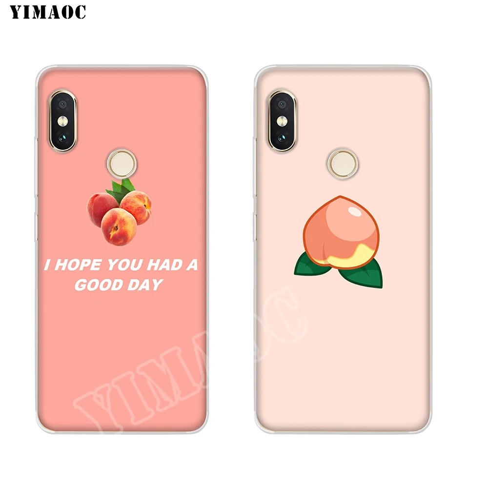 Мягкий силиконовый чехол YIMAOC персикового цвета для мальчиков POCOPHONE F1 Xiaomi Redmi Note 6 7