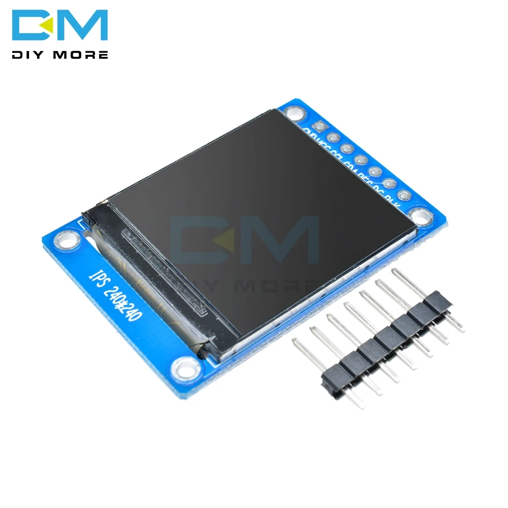 1 3 дюймовый 7 контактный IPS HD TFT ST7789 Привод IC 240*240 SPI связи В напряжение 4 проводной