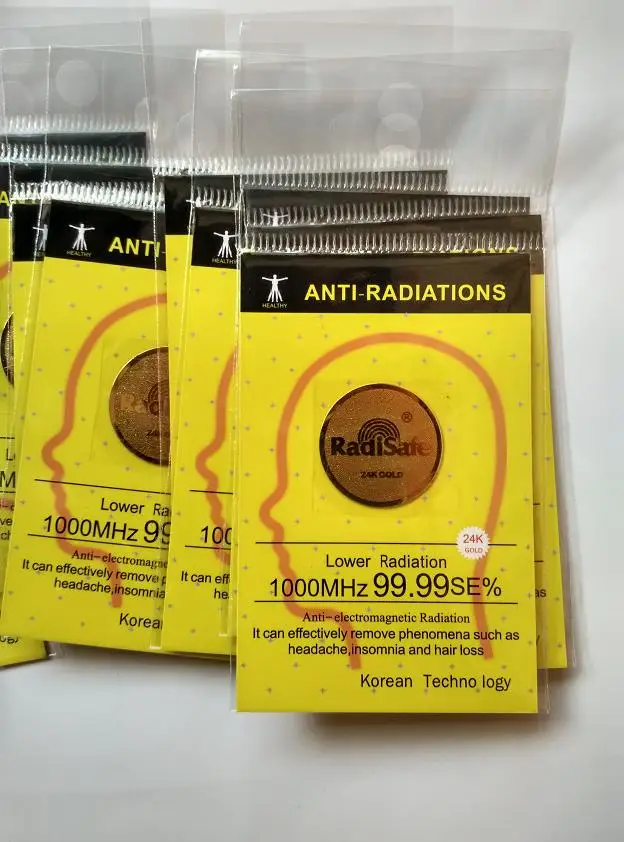 20 шт./партия Антирадиационный стикер 24K Gold 5 шт./лот|stickers stickers|stickers freesticker radiator |
