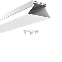 50 x1 m setslot new developed led strip aluminium profile and trapezoid type light profile for pendant or wall lamp