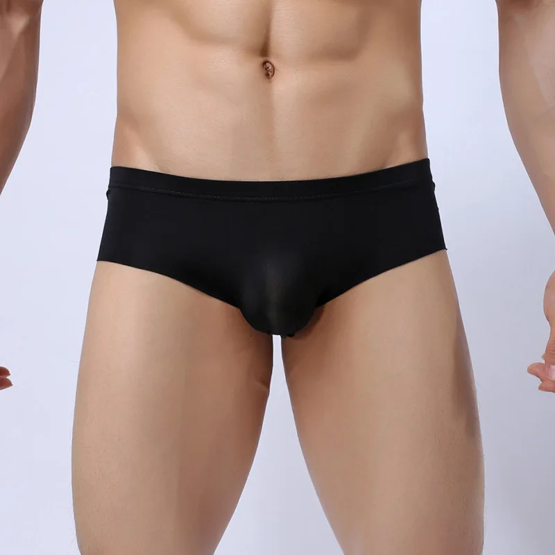 

Трусы мужские из вискозы, прозрачные, с заниженной талией, M-XXL