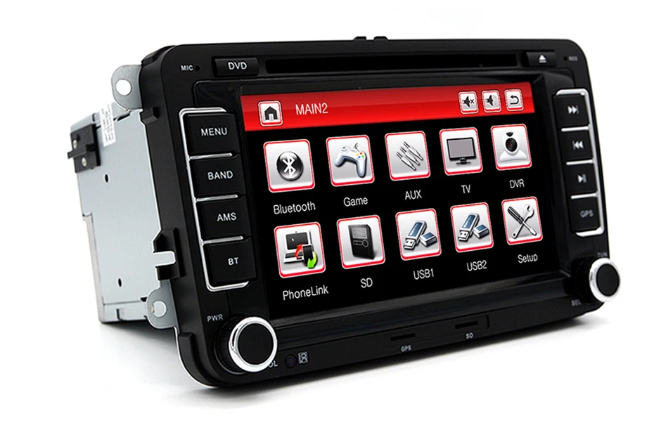 Junsun 2 din " автомобильный DVD Радио мультимедийный плеер для VW/Skoda/Octavia/Fabia/Rapid/Yeti/Seat/Leon gps навигация автомобильный аудио стерео