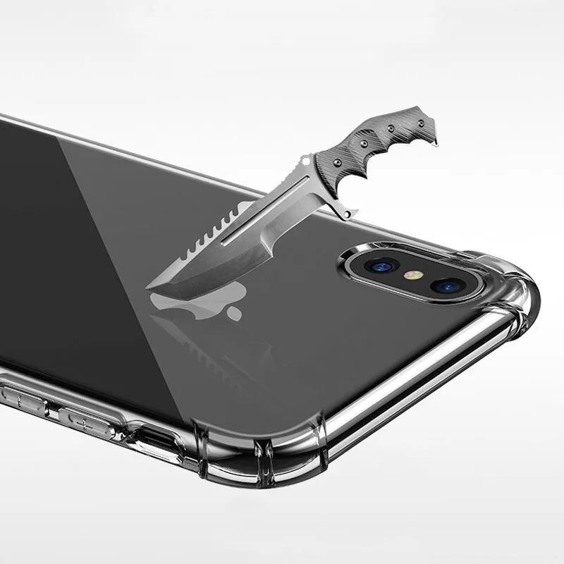 BRCSBOW прозрачный силиконовый телефон чехол для iPhone 6 8 7 Plus X XR XS Max мягкий S в виде