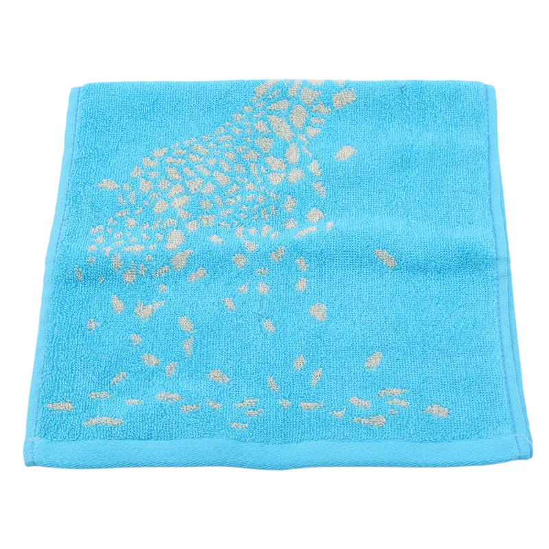 Милое детское полотенце для рук и лица с рисунком жирафа моющее хлопковое