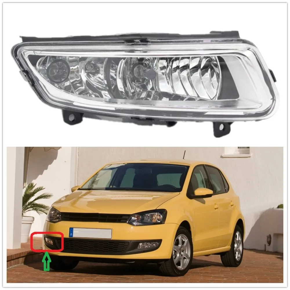 Правая сторона противотуманная фара для VW Polo 6R 6C Хэтчбек 2009 2010 2011 2012 2013 2014 2015